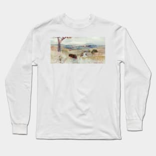 Dandenongs from Heidelberg by Charles Conder Long Sleeve T-Shirt